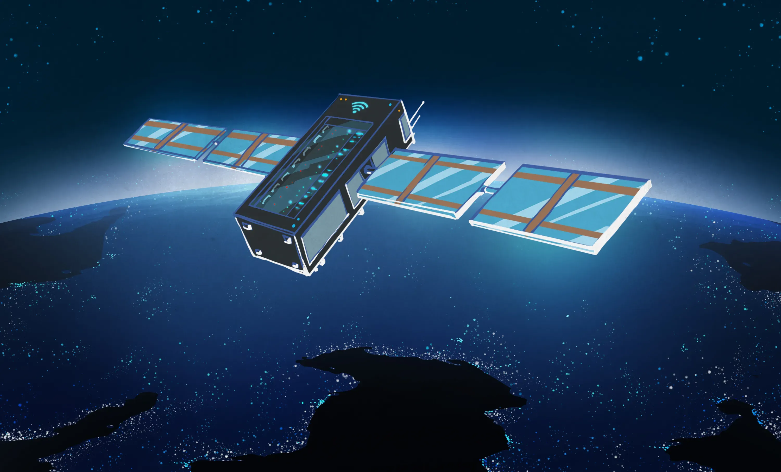 Space Computing Network Cloud Computing Literally With Data Centers in Orbit